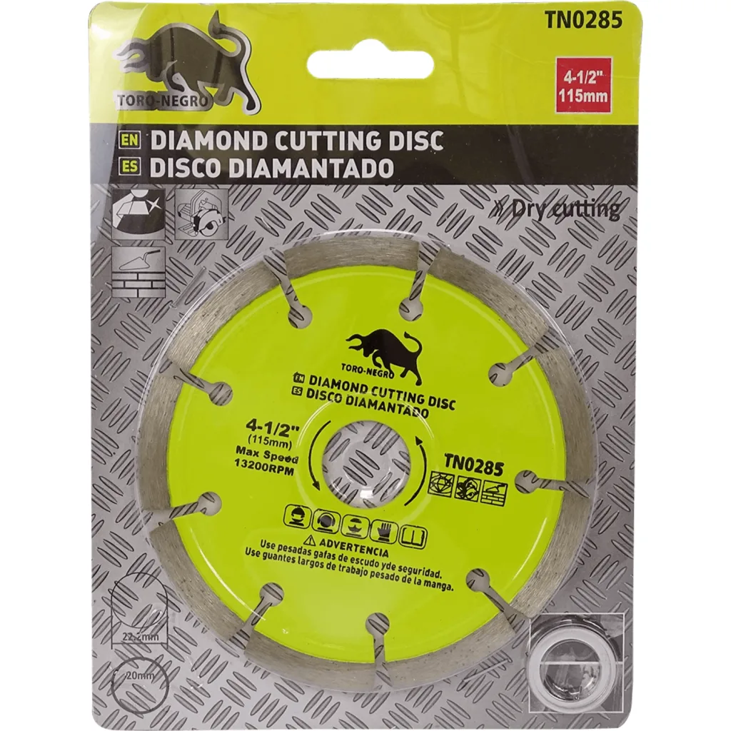 DiscoCorte Segmentado para Concreto 115mm 4 1/2-Pulgadas