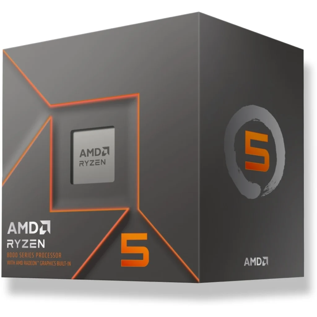 CPU AMD Ryzen 5 8500G 3.50-5.00GHz Turbo 16MB L3 6 Núcleos Socket AM5 c/Grf/FAN