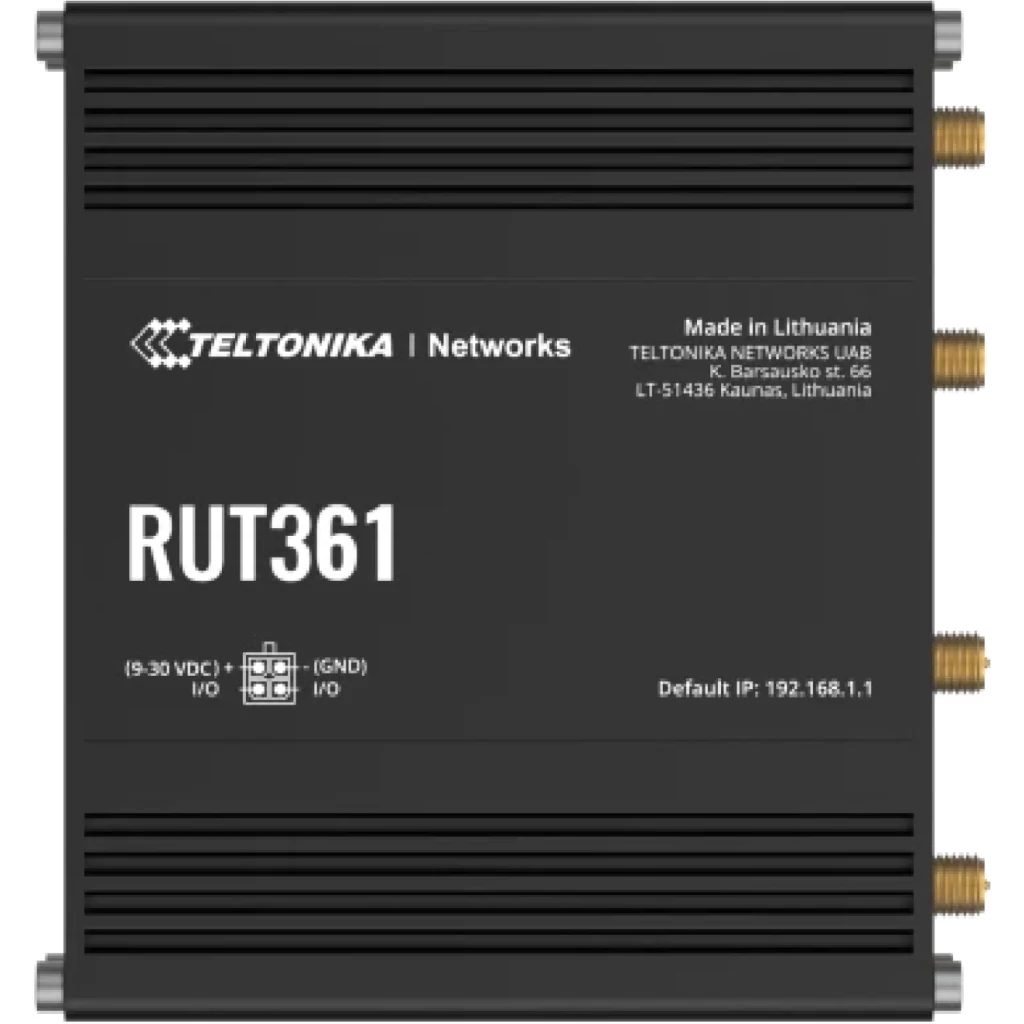 Teltonika Router industrial LTE Cat6 compacto con conectividad segura y gestion