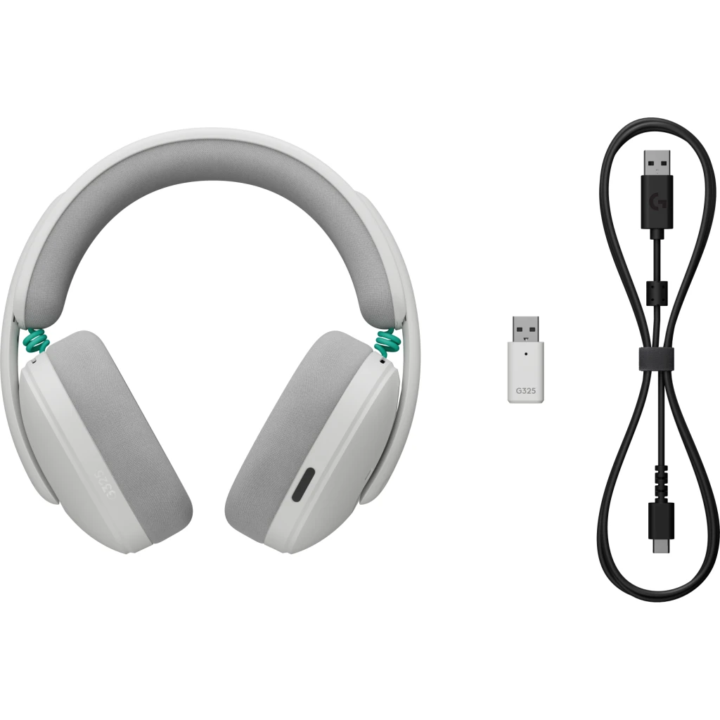 Imagen 6 de Audifono Gamer Inalámbricos Logitech G325, Bluetooth v5.2  USB Blanco