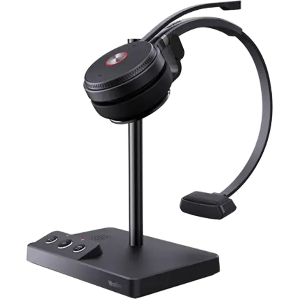 Imagen 2 de Auricular Inalámbrico Yealink DECT WH62 DUAL UC con doble cápsula