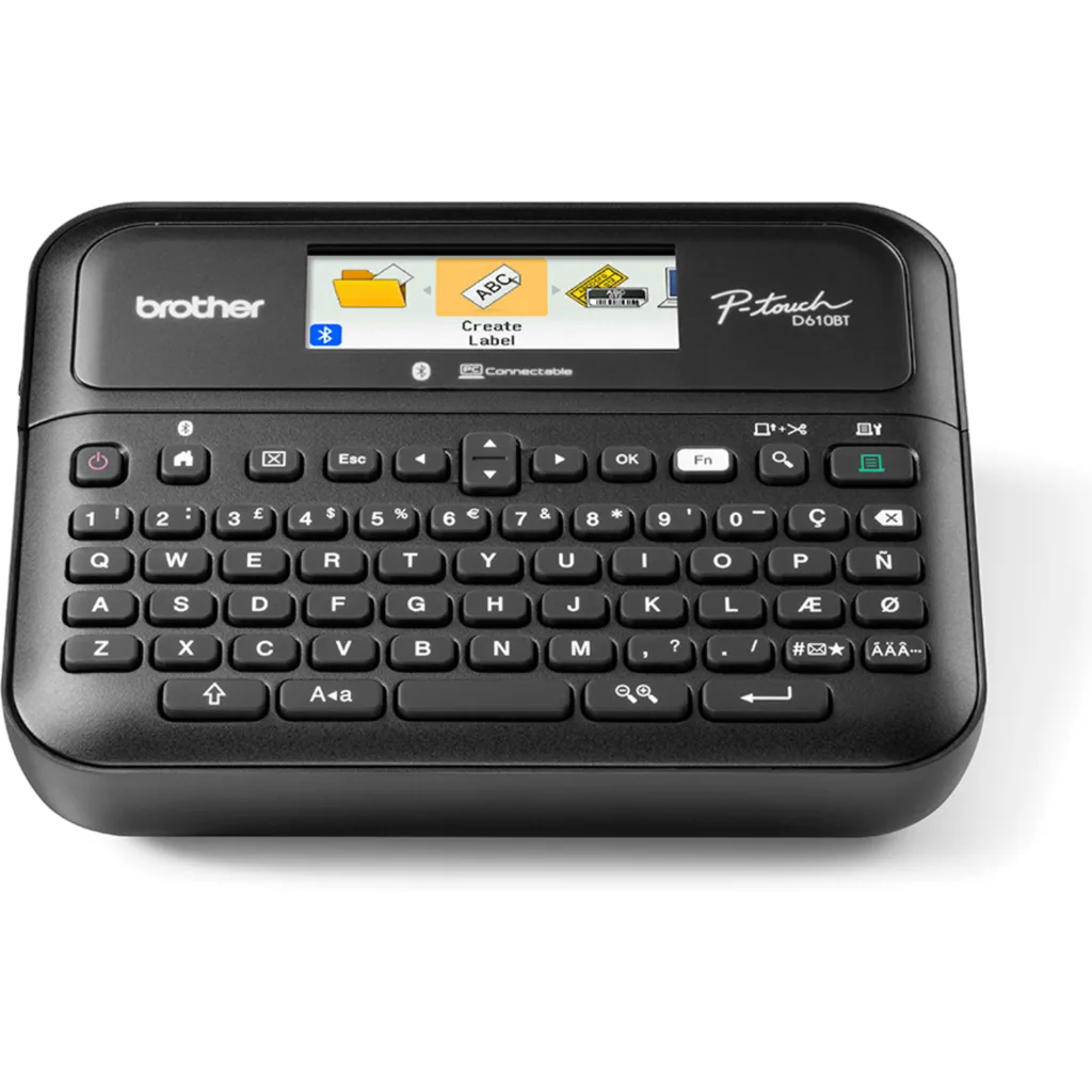 Imagen 0 de Rotuladora Brother PT-D610BTVP 24mm pantalla color conexion USB Bluetooth