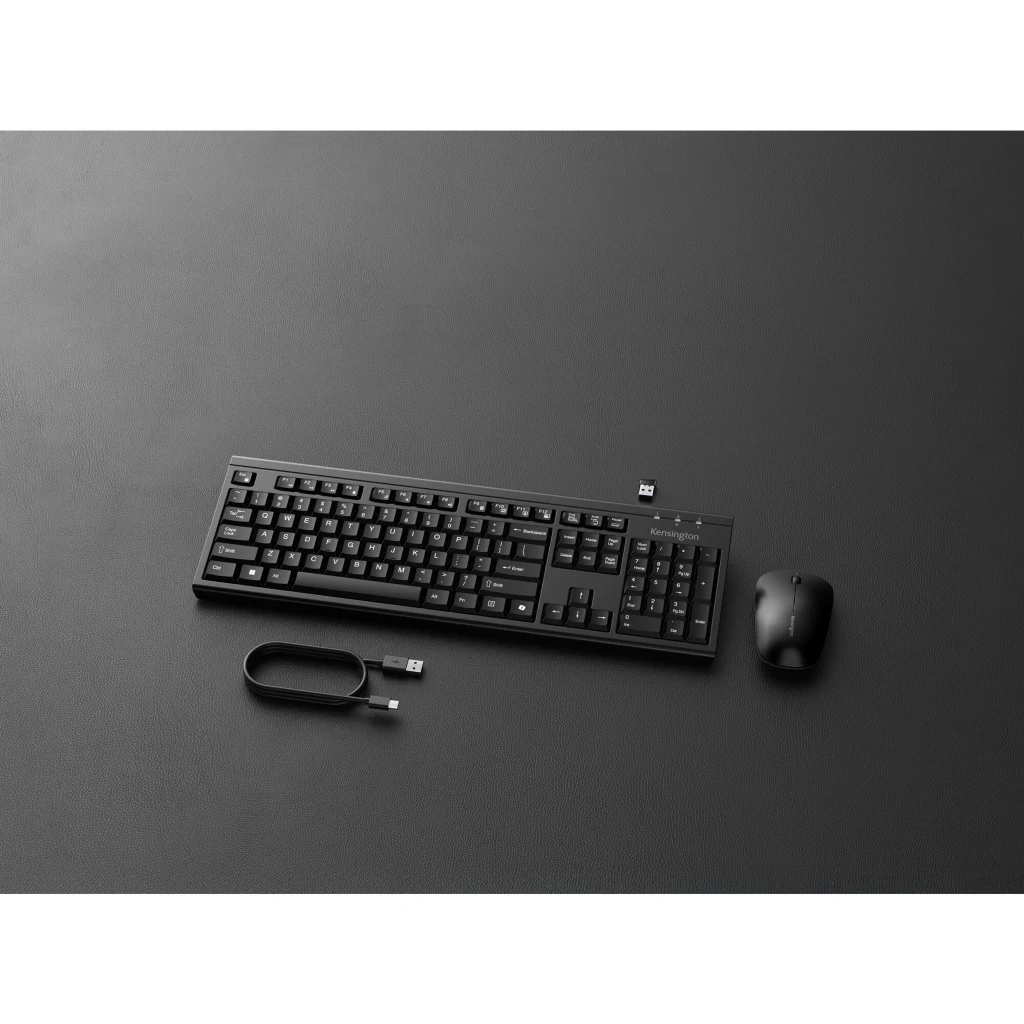 Imagen 7 de Kit Teclado Mouse Inalámbrico Kensington K75560ES Recargable Español RF Bt Negro