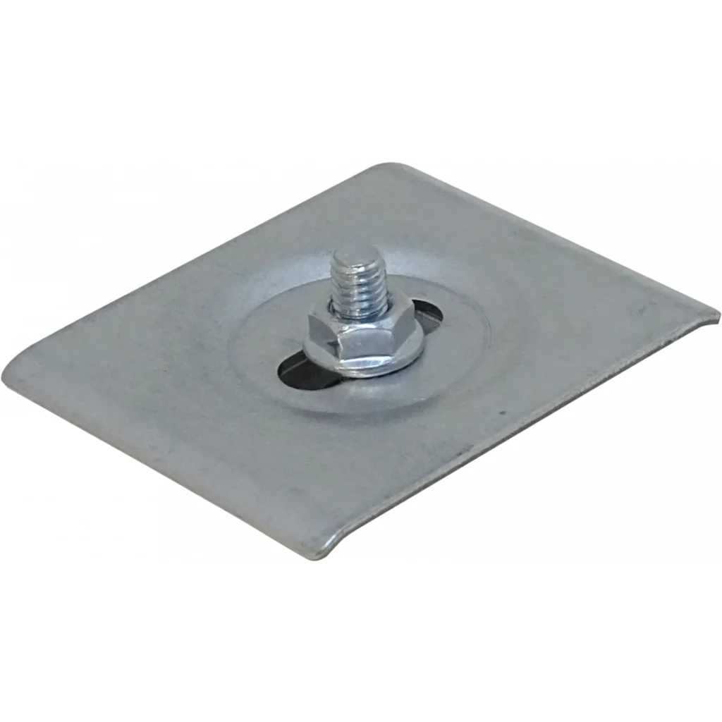 Imagen 5 de LINKCHIP Placa Tornillo Calce Tuerca p/Escalerilla Canasto Malla Hilo