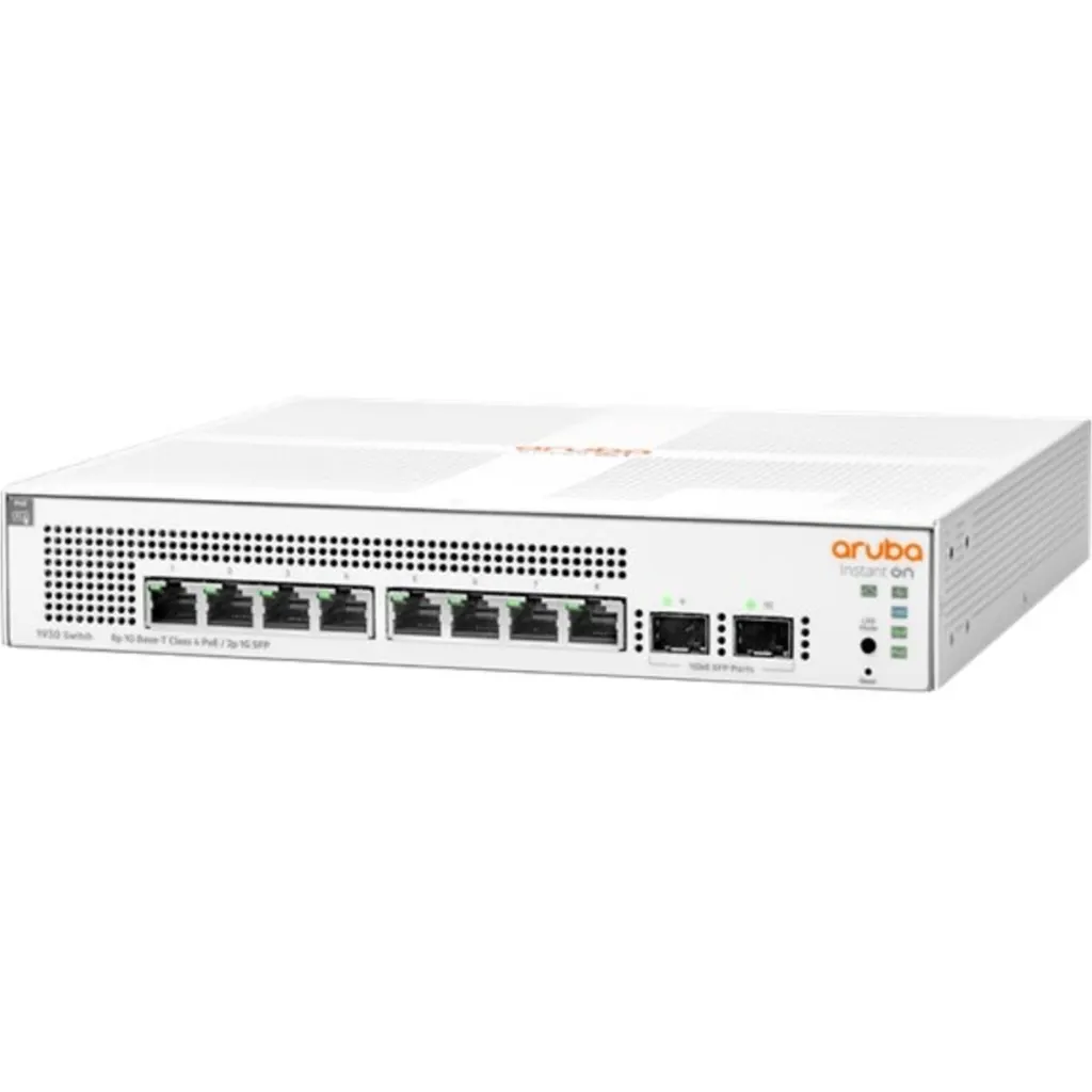 Imagen 2 de Switch HPE Aruba Instant On 1930 8-Port Gigabit PoE+ Compliant, con SFP