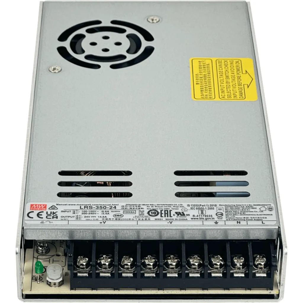 Imagen 1 de Fuente de Poder Mean Well LRS-350-24, 350W 24V tipo montaje Chasis