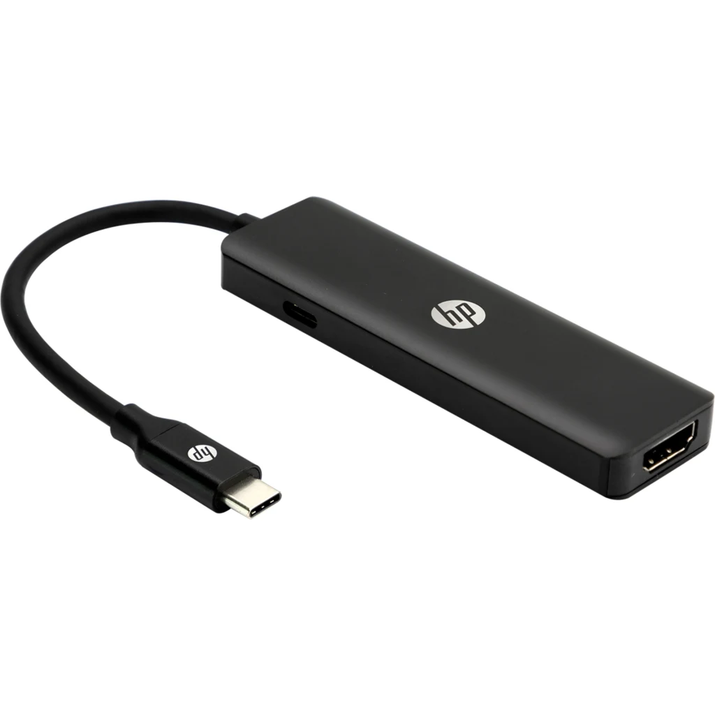 Adaptador Multipuertos 6en1 HP DHC-CT203C USB-C a HDMI USB-A 3.0/2.0 USB-C SD/FT