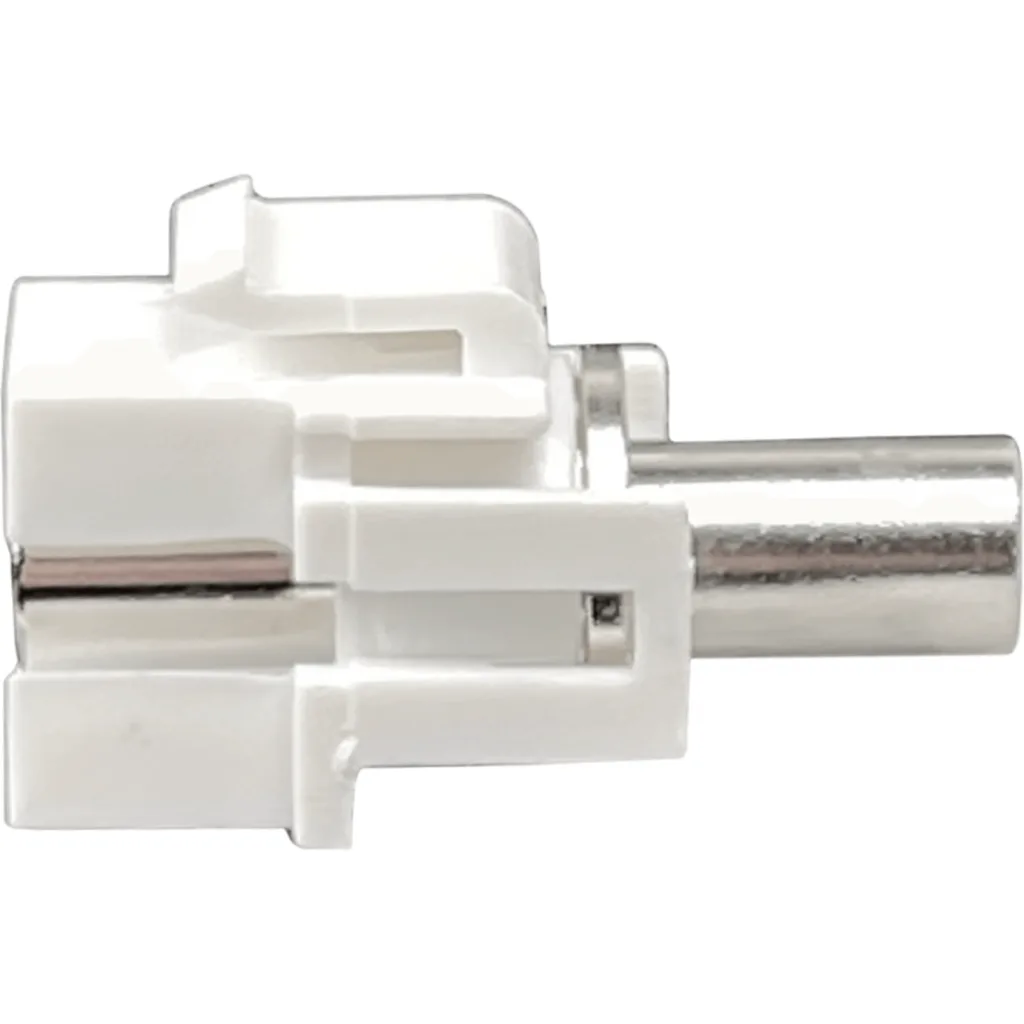 3.5mm Keystone Audio-Hembra-Hembra 3,5mm-HH Blanco Phone-1/8