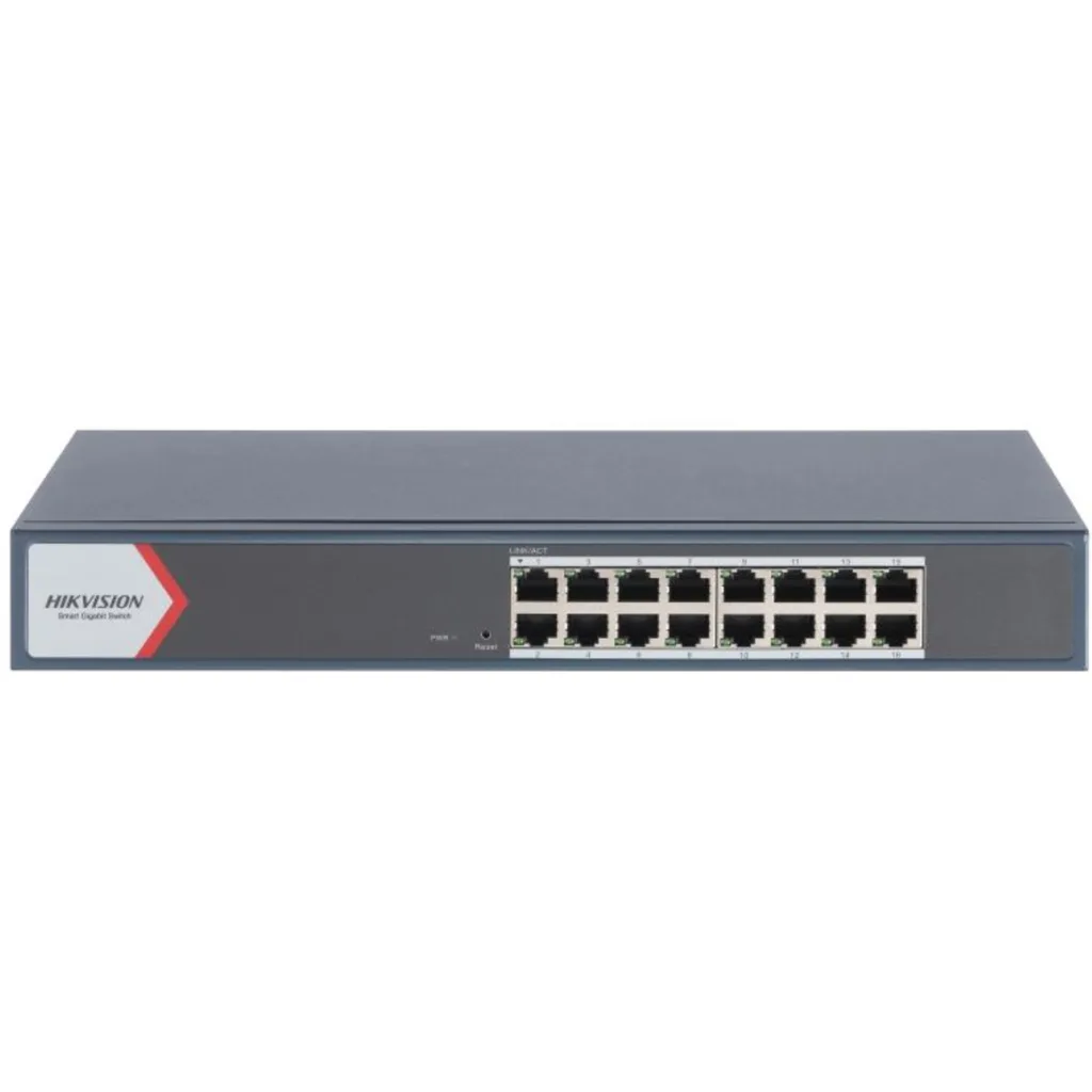 SWITCH 10/ 100/ 1000 16P RACKEABLE INT ADMIN DS-3E1516-EI(O-STD)V3 HIKVISION