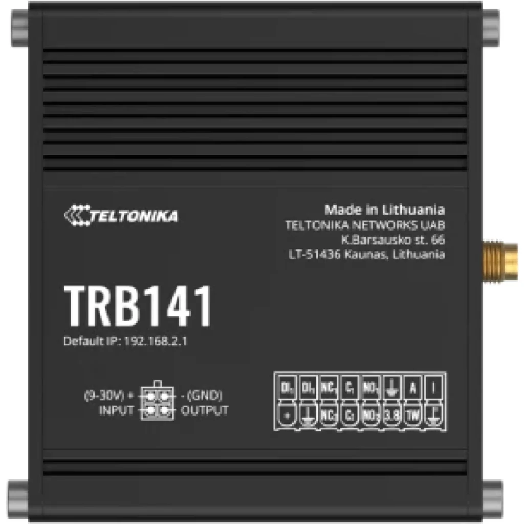 Teltonika Gateway industrial LTE compacto con conectividad segura para telemetri