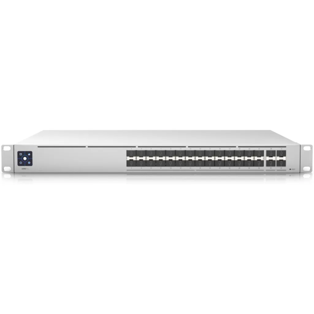 Imagen 3 de Switch Ubiquiti UniFi 4-SFP28-25G 28-SFP+10G Switch Rack Admin-L3 100-240VAC