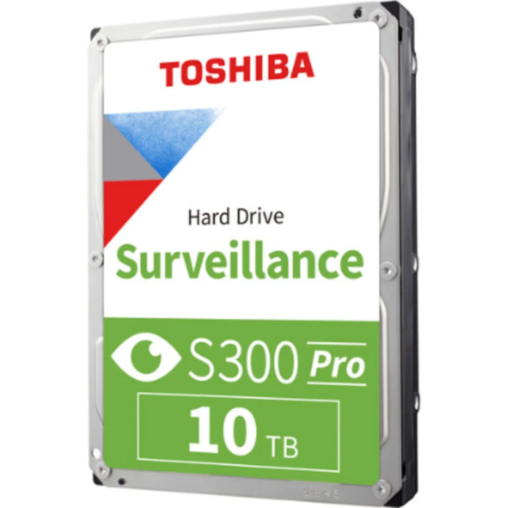 Disco Duro Toshiba S300 10TB 3.5" 7200RPM SATAIII 512MB para NVR 24/7