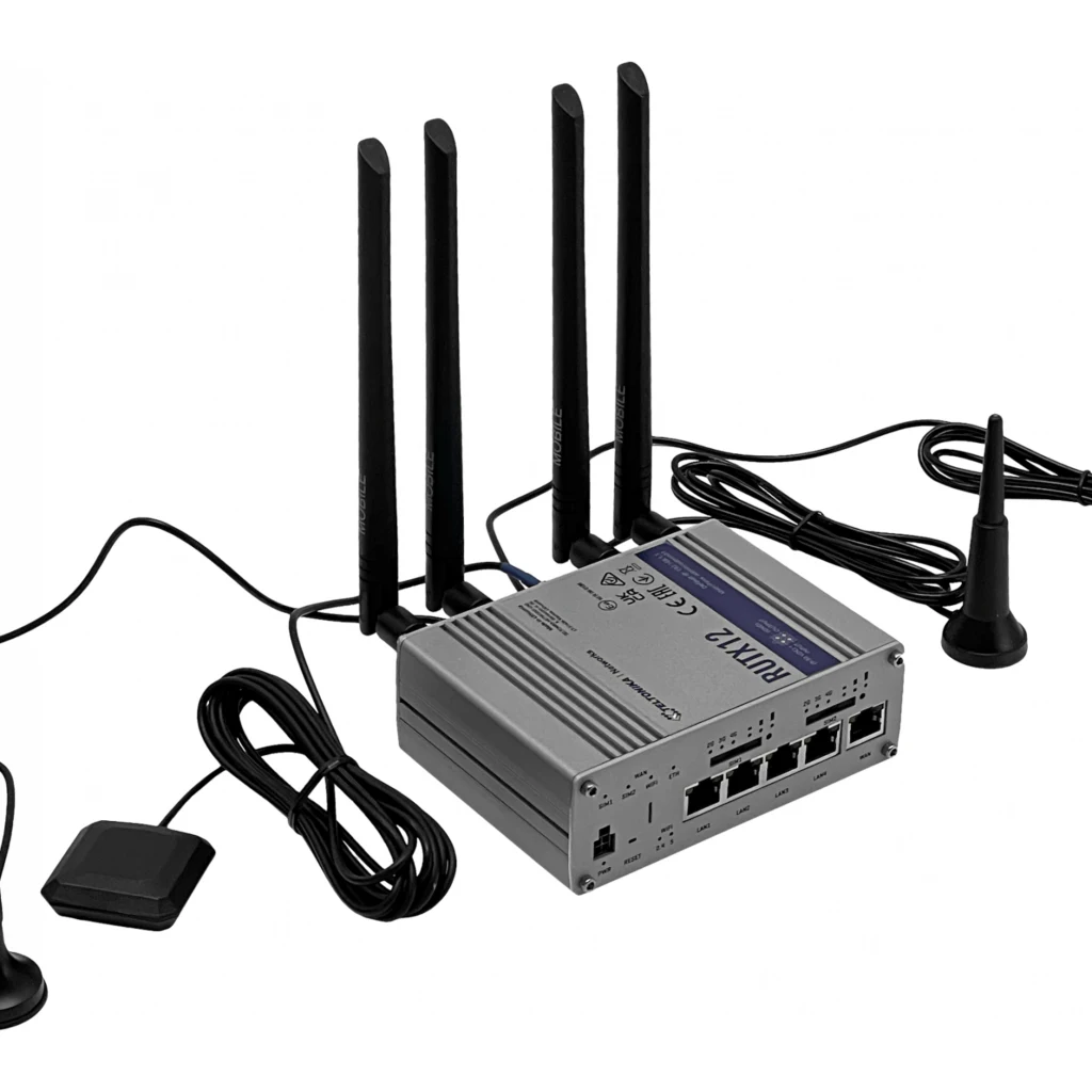 Imagen 1 de Router Celular Industrial TELTONIKA RUTX12 3G/4G Cat6, WiFi (2.4/5Ghz)