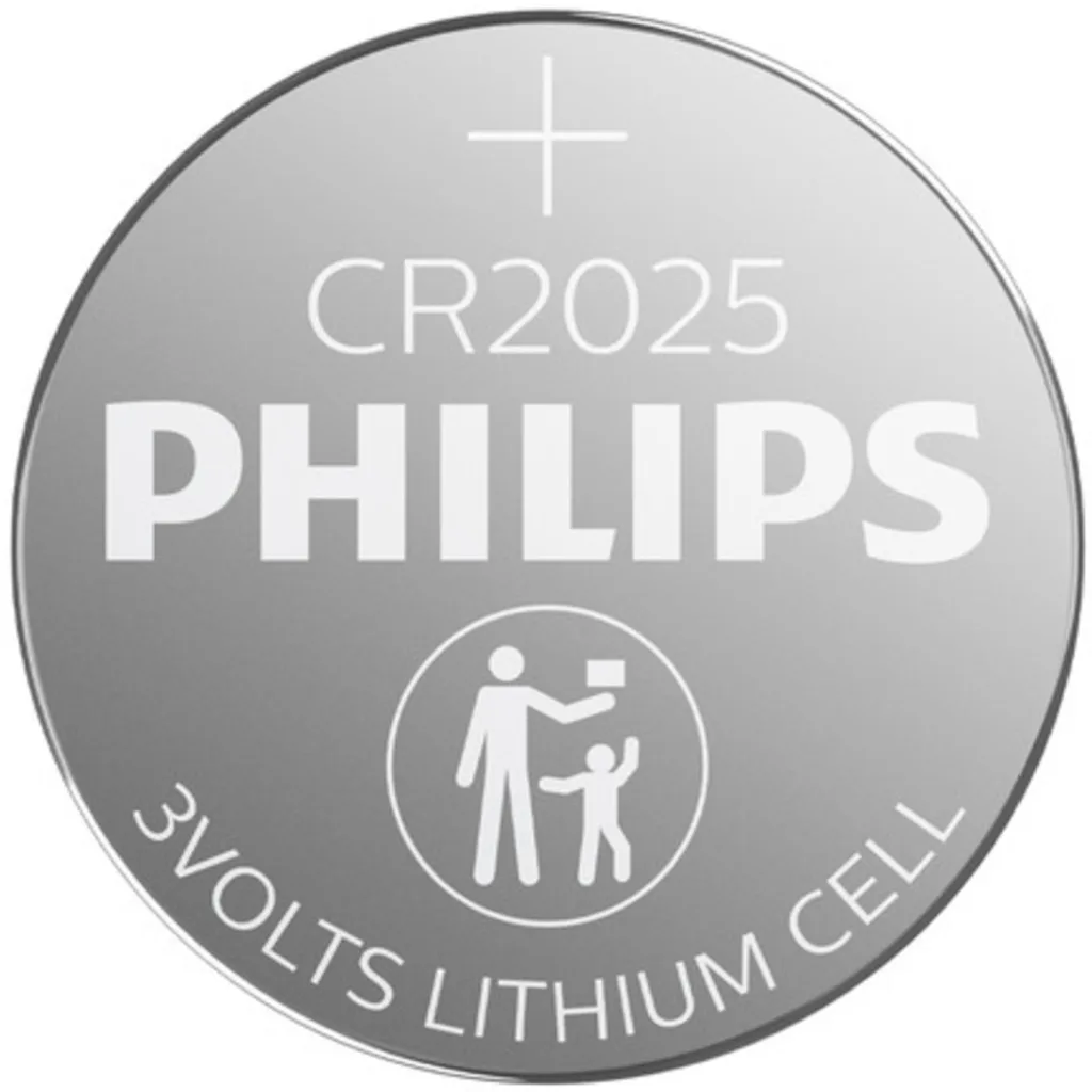 Pila CR2025 Philips, 5 Unidades