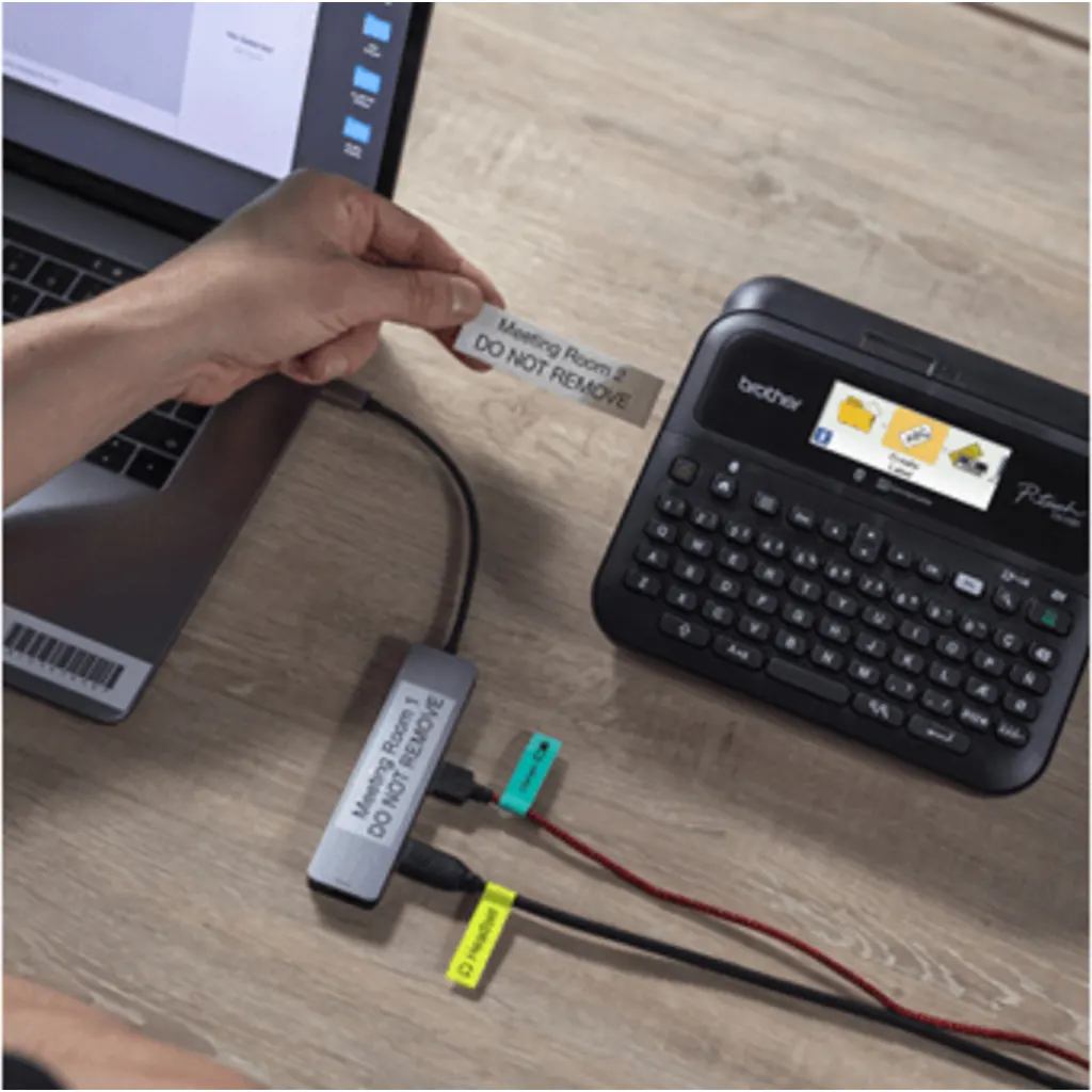 Imagen 3 de Rotuladora Brother PT-D610BTVP 24mm pantalla color conexion USB Bluetooth
