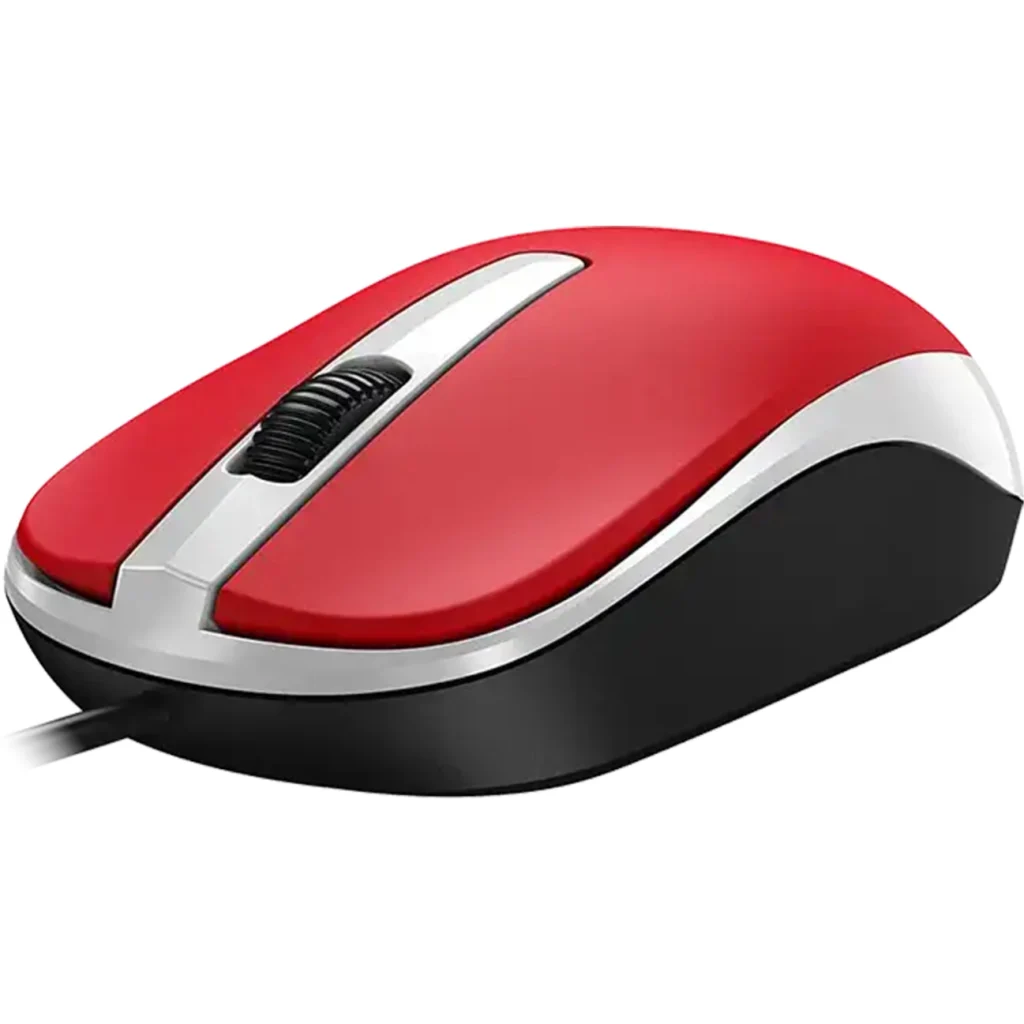 Imagen 2 de GENIUS MOUSE CABLE USB RED- DX-120-RD