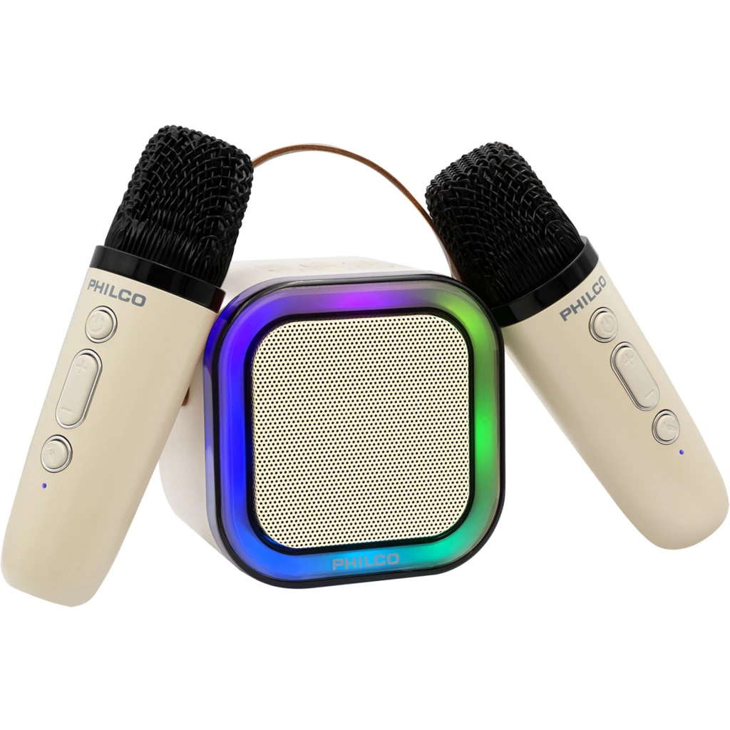 Imagen 2 de PARLANTE KARAOKE 2 MIC TWS PHILCO