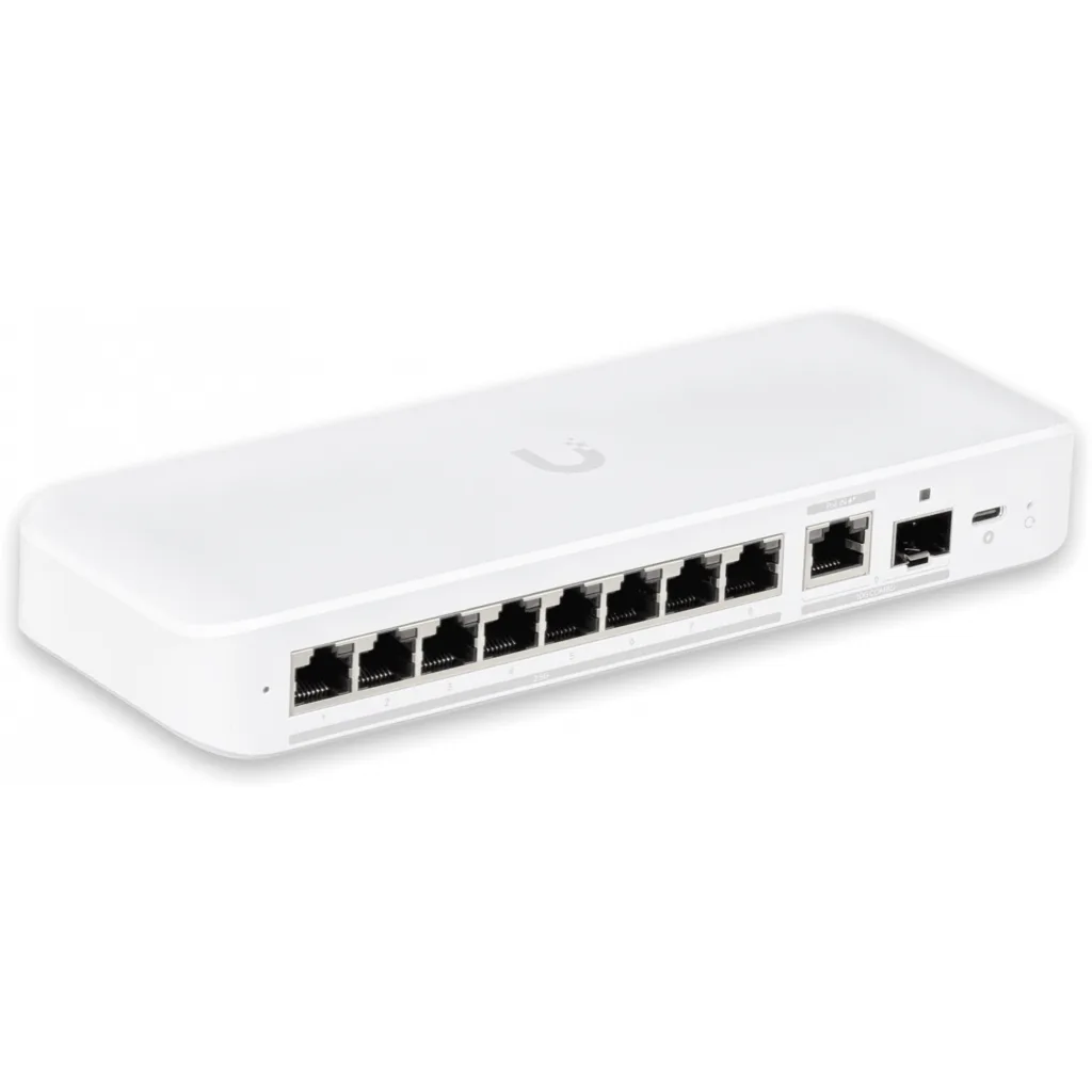 Imagen 2 de UBIQUITI 8-2500 1-10G/in 1-SFP+ USB-C Switch L2 UniFi USW-FLEX-2.5G-8