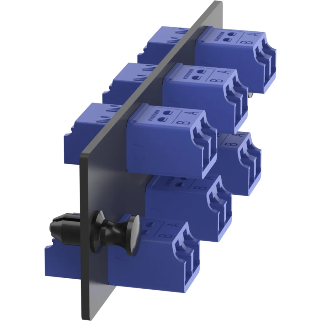 Imagen 2 de Panduit panel del adaptador de fibra LC es OS1/Os2 6 puertos