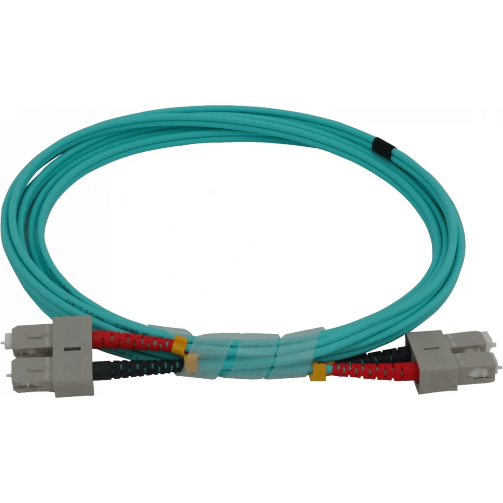 Imagen 2 de LSZH 3mt SC-SC OM4 MultiModo MM Duplex Jumper Fibra 50/125um 3,0mm