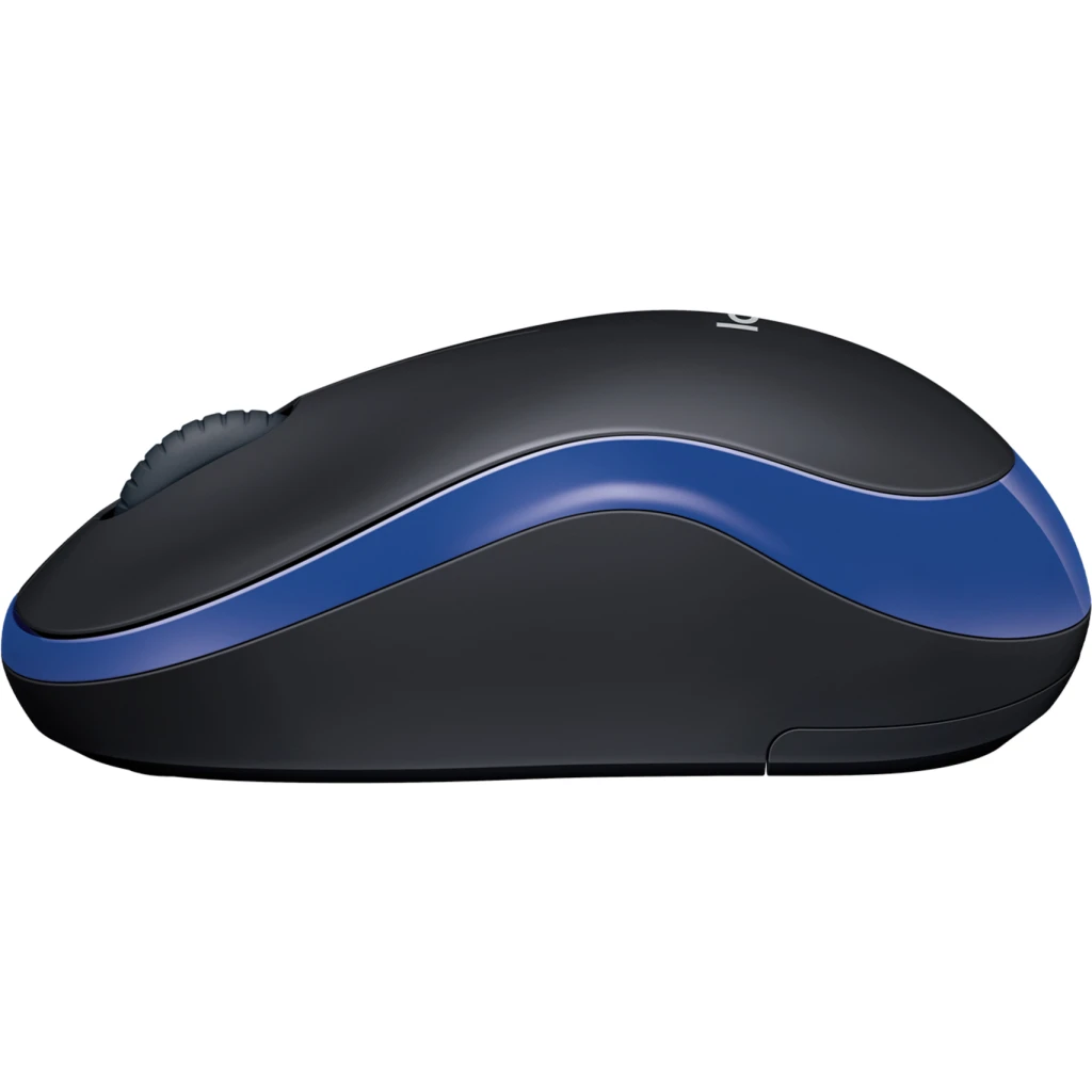 Mouse Inalámbrico Logitech M185 Óptico 1000dpi Recp. USB color Azul