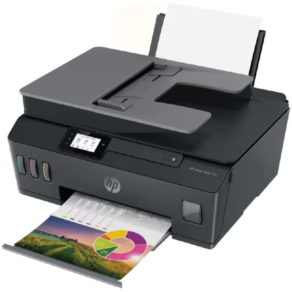 Imagen 2 de Impresora Multifunción HP Smart Tank 530 Color Iny. Tinta WIFI USB2.0 Bluetooth