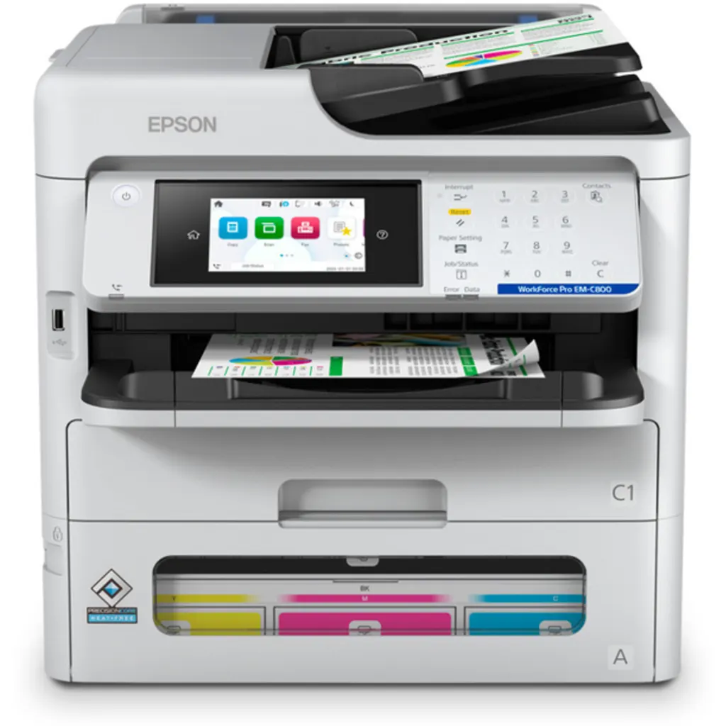 Impresora Multifunción Epson WorkForce EM-C800, Inyec tinta color WiFi LAN USB