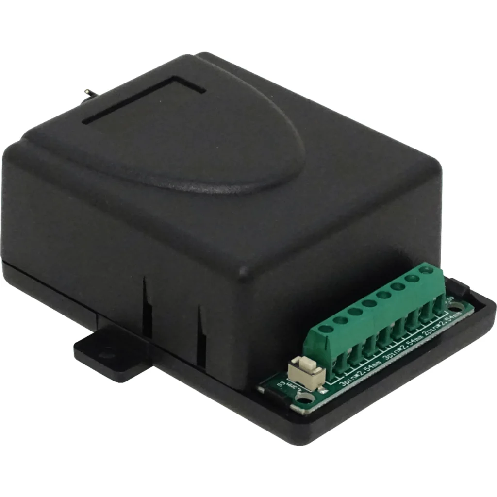 Imagen 1 de YET428PC 2-Canales 12V/24V 315/433MHz Receptor de control 6x4x3cm