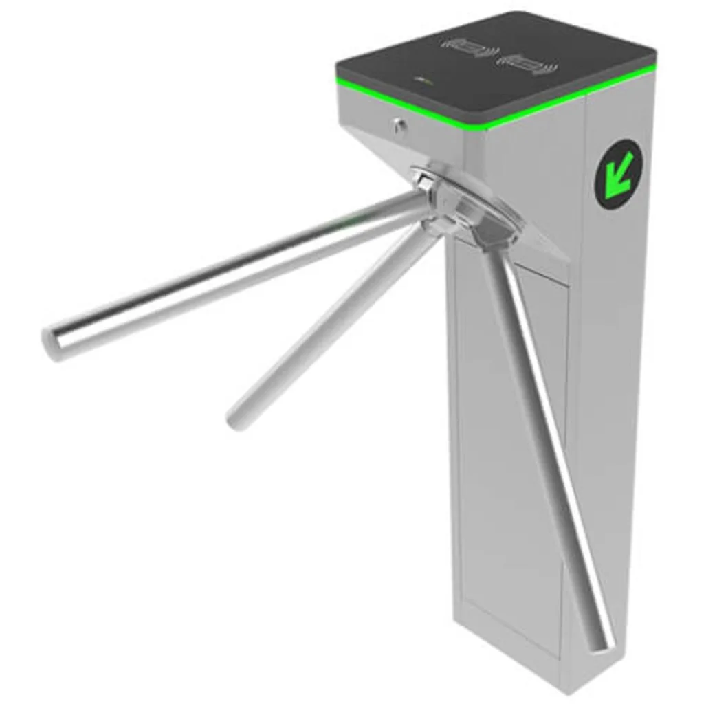 Imagen 2 de Torniquete Bidireccional ZKTeko, acero inoxidable y acrilico, brazo colapsable