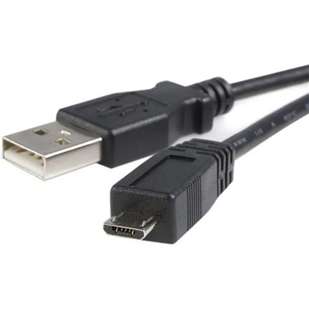 Cable Adaptador de 1m USB A Macho a Micro USB B Macho para Tel Móvil Carga y Dat