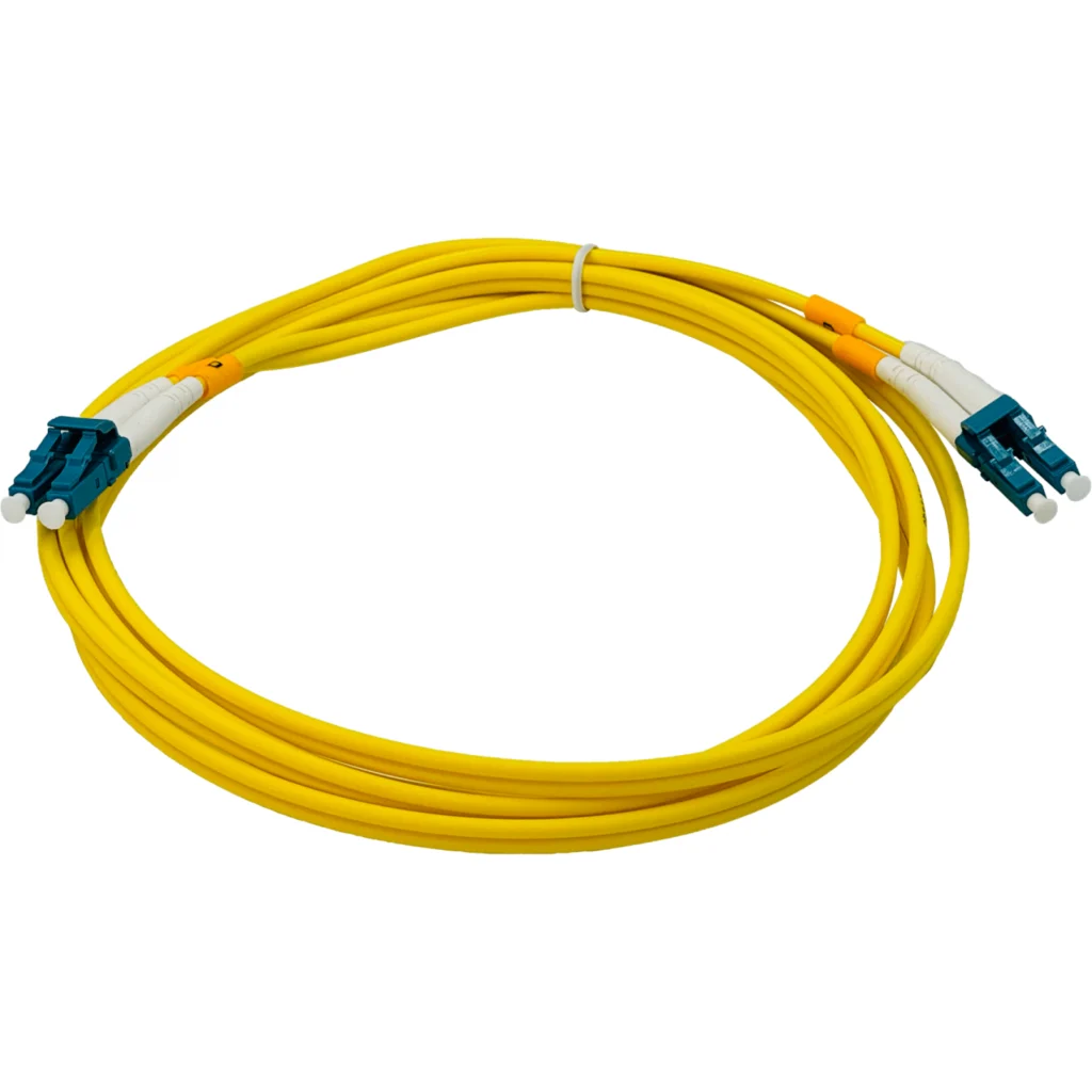 Imagen 2 de LSZH 2mt LC-LC MonoModo SM Duplex Jumper Cable Fibra 3.0mm 9/125um