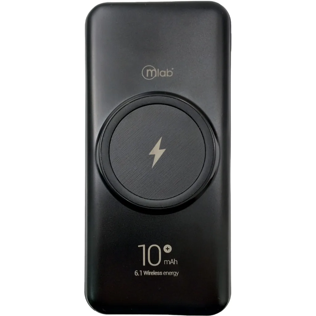 Imagen 2 de MLAB POWERBANK INALAMBRICO 10.000mAh CARGADOR PORTATIL LCD WIRELESS ENERGY 6 EN 