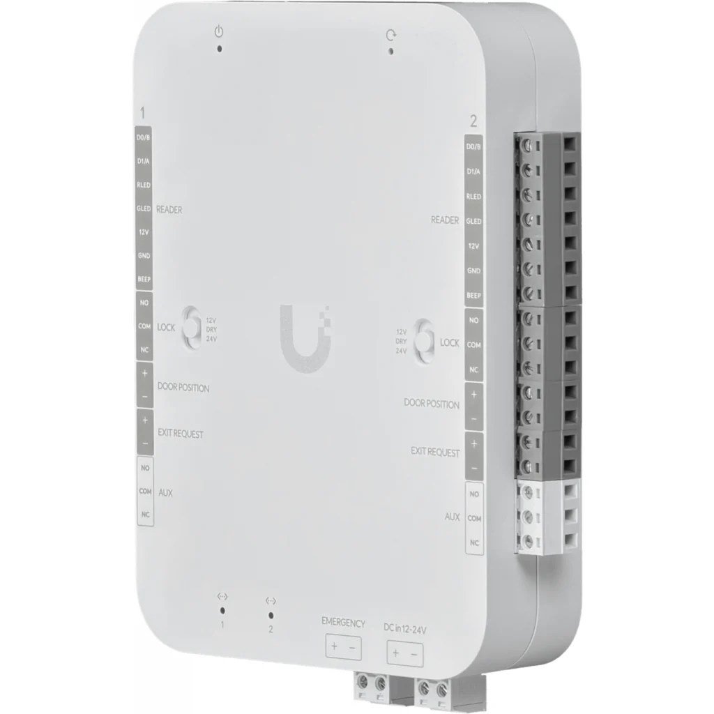 Imagen 1 de UBIQUITI Control 2-Puerta Wiegand 12/24V-Out 2-100 Riel-Din req-12/24V