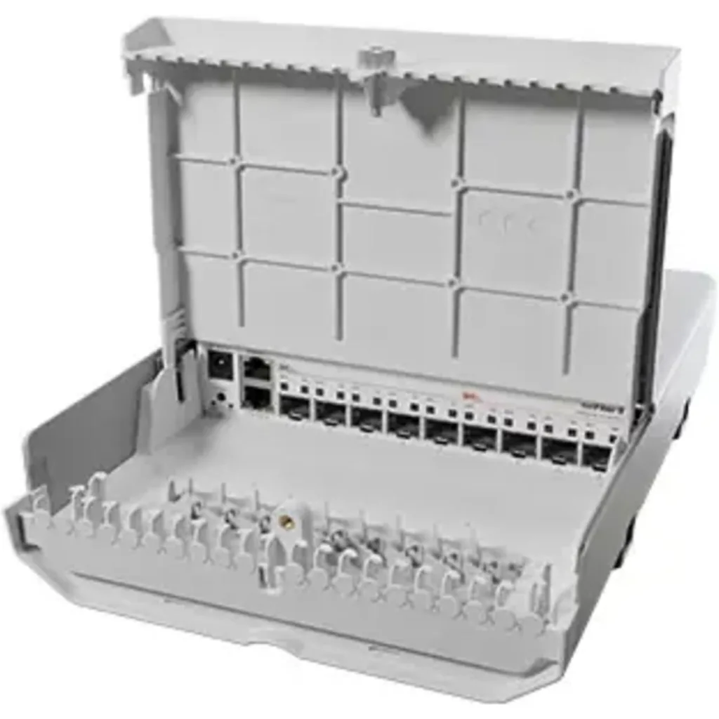 Imagen 1 de MIKROTIK NETFIBER9 5-SFP 1-1000 4-SFP+10G L5 inc-48V Switch CRS310-1G-5S-4S+OUT