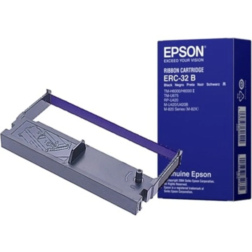 Cinta Epson ERC-32B Negro p/Matriz de puento M 820/M 825/935 - TM-H6000II/U675