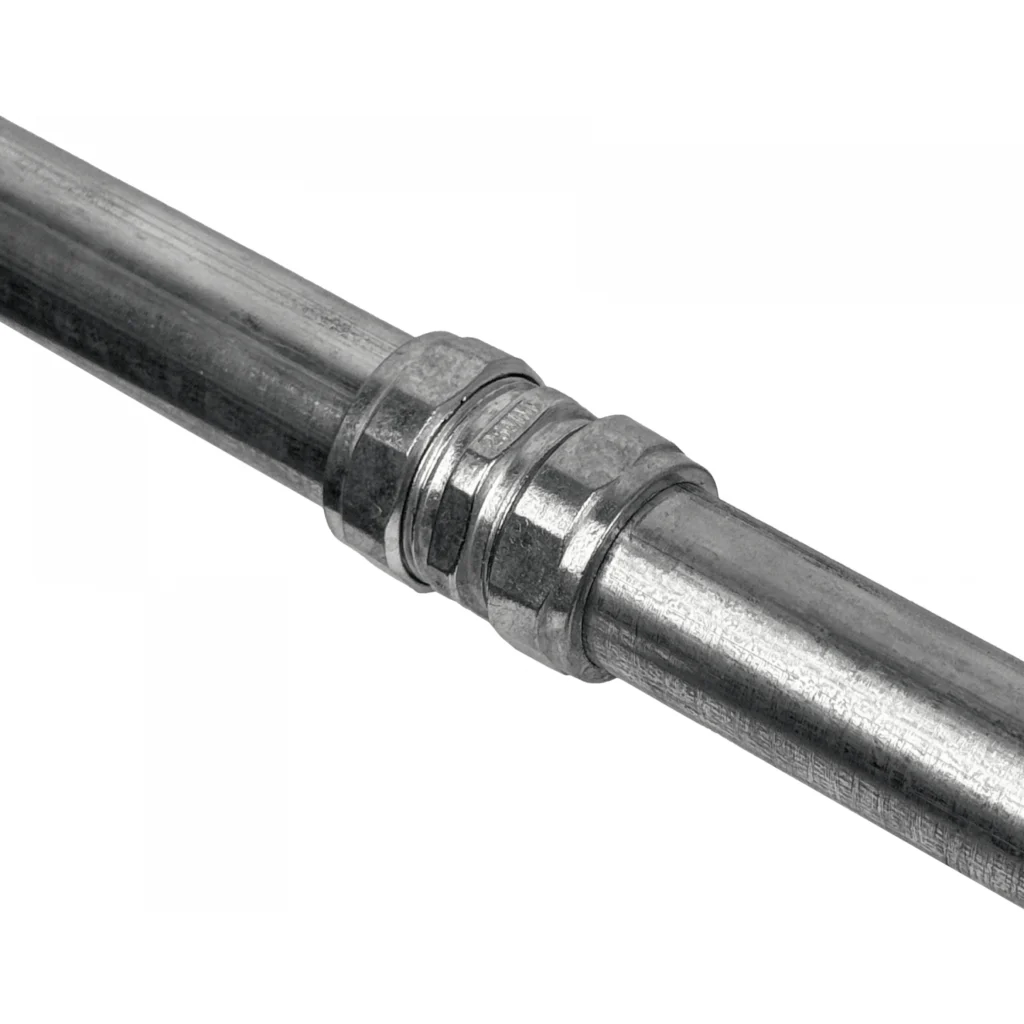 Imagen 2 de 25mm Copla de Compresion Acero Galvanizado para Conduit EMT 25,0mm