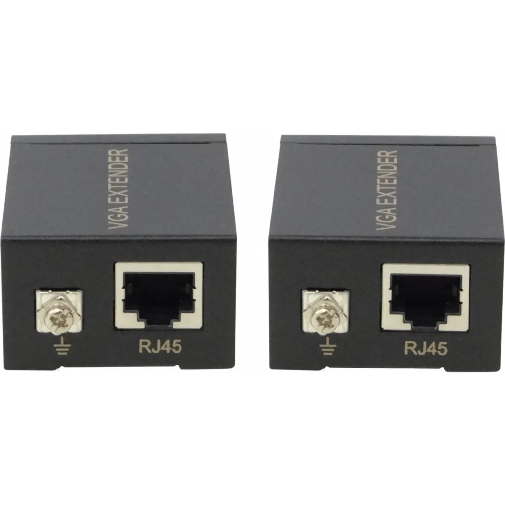 Imagen 4 de Extension Pasiva Pareja VGA-H UTP-RJ45 60mt no requiere fuentes poder