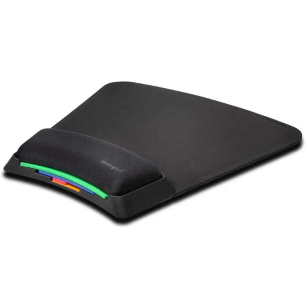 Mouse Pad Kensington K55793AM SmartFit Antibacteriano Materías Gel Color Negro