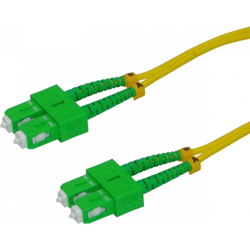 Imagen 2 de 5mt SC/APC-SC/APC MonoModo SM Duplex Jumper Cable Fibra 9/125um LSZH