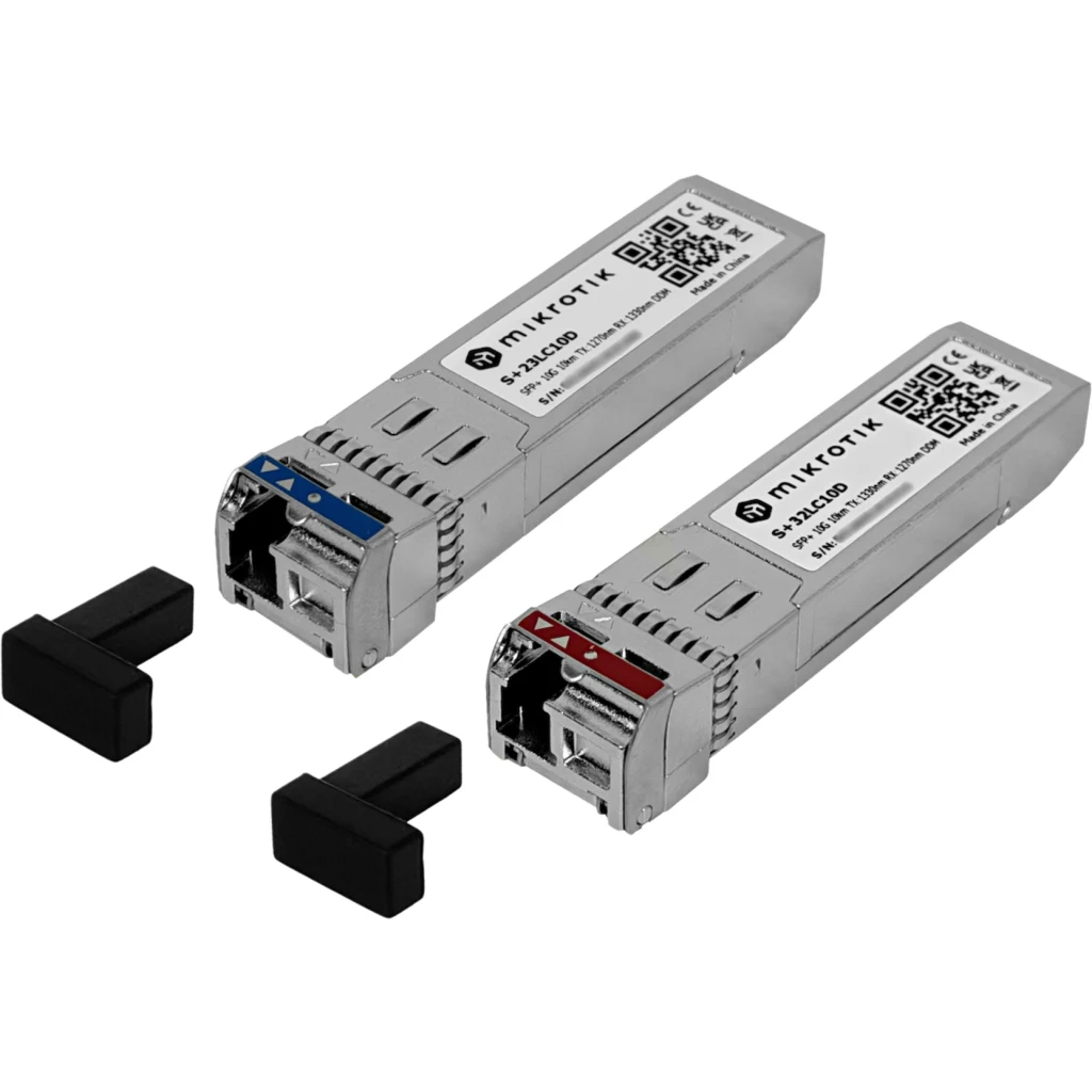 Imagen 2 de MIKROTIK 10G 1-LC 10km Pareja SFP WDM Bidireccional 1270nm/1330nm DDM