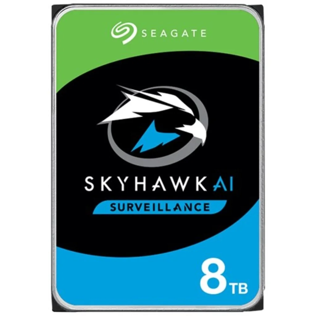 Imagen 2 de Disco Duro Seagate SkyHawk 8TB 3.5" 7200RPM SATA 6GBP/s 256MB Uso Seguridad