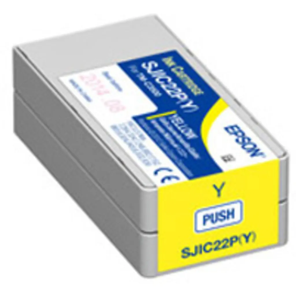 Cartucho de Tinta Epson SJIC22P Amarillo para ColorWorks C3500