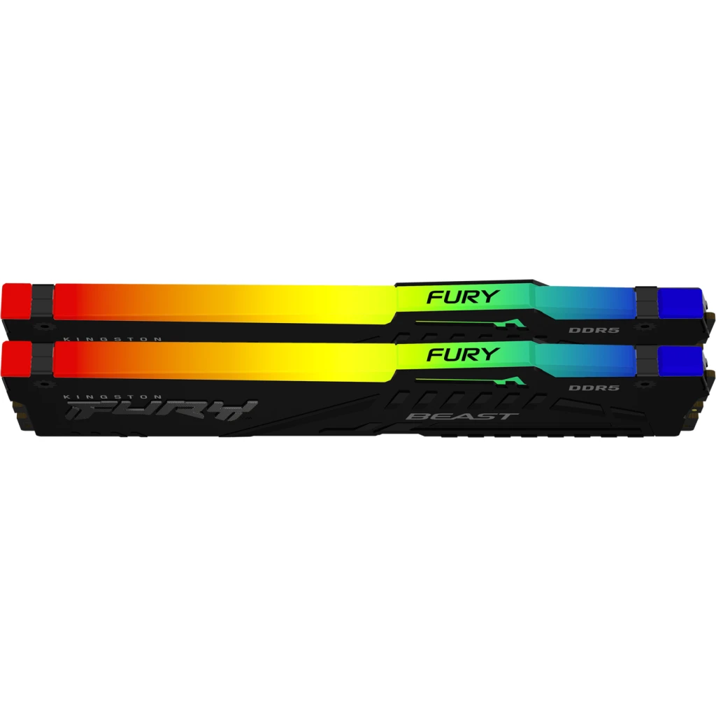 Imagen 1 de Memoria RAM 32GB (2*16GB) DDR5 6000MHz  DIMM CL30 Non-ECC 1.4v 288p FuryBeastRGB