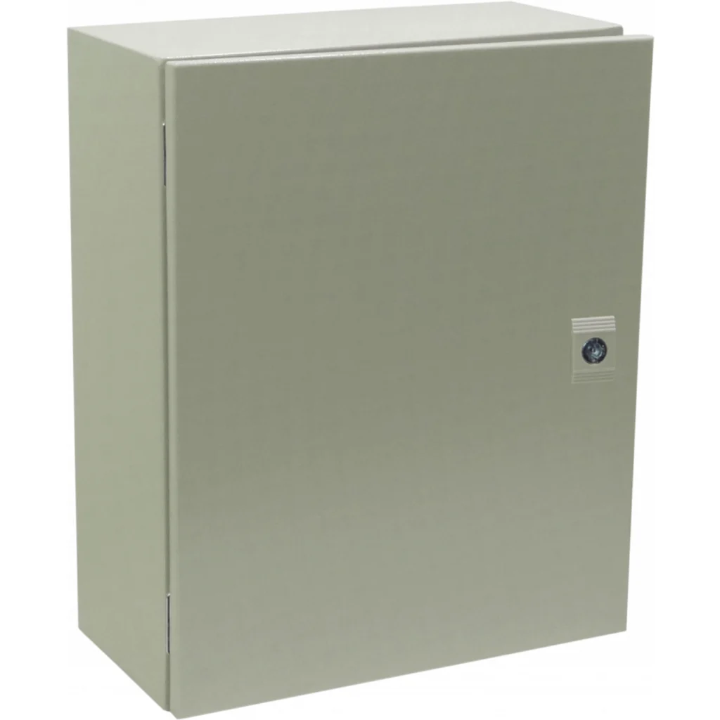 Imagen 2 de TIBOX 500x400x200mm 1-chapa-sin/Llave Caja Metalica IP66 Beige