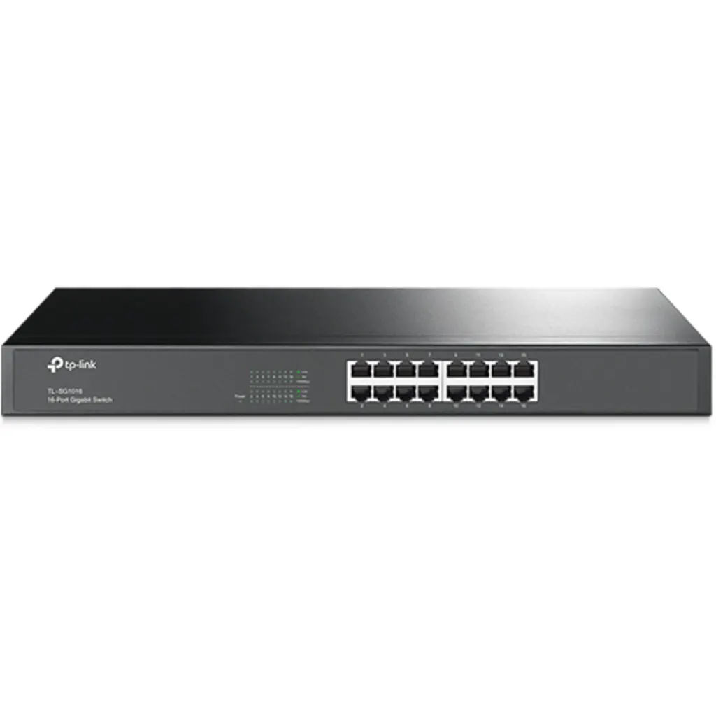 TP-LINK SWITCH 16-PORT GIGABIT RACKMOUNT UN / TL-SG1016