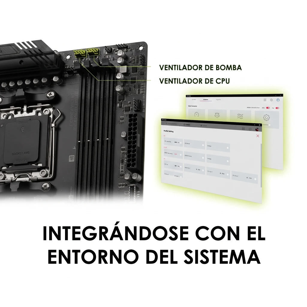 Imagen 2 de Refrigeración Líquida MSI MAG CORELIQUID A12 360 ARGB LGA 1700/1851 AMD AM4/AM5