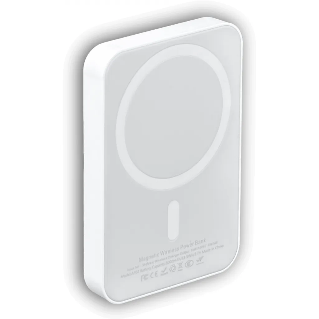 Imagen 3 de Cargador Portatil Inalambrico Negro USB-C-H 15W 5000mAh in-5Vdc 3A