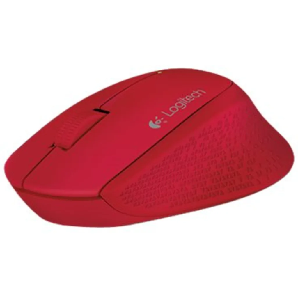 Imagen 1 de Mouse Inalámbrico Logitech M280 Óptico 1000dpi 2.4 Ghz 3 Botones USB Rojo