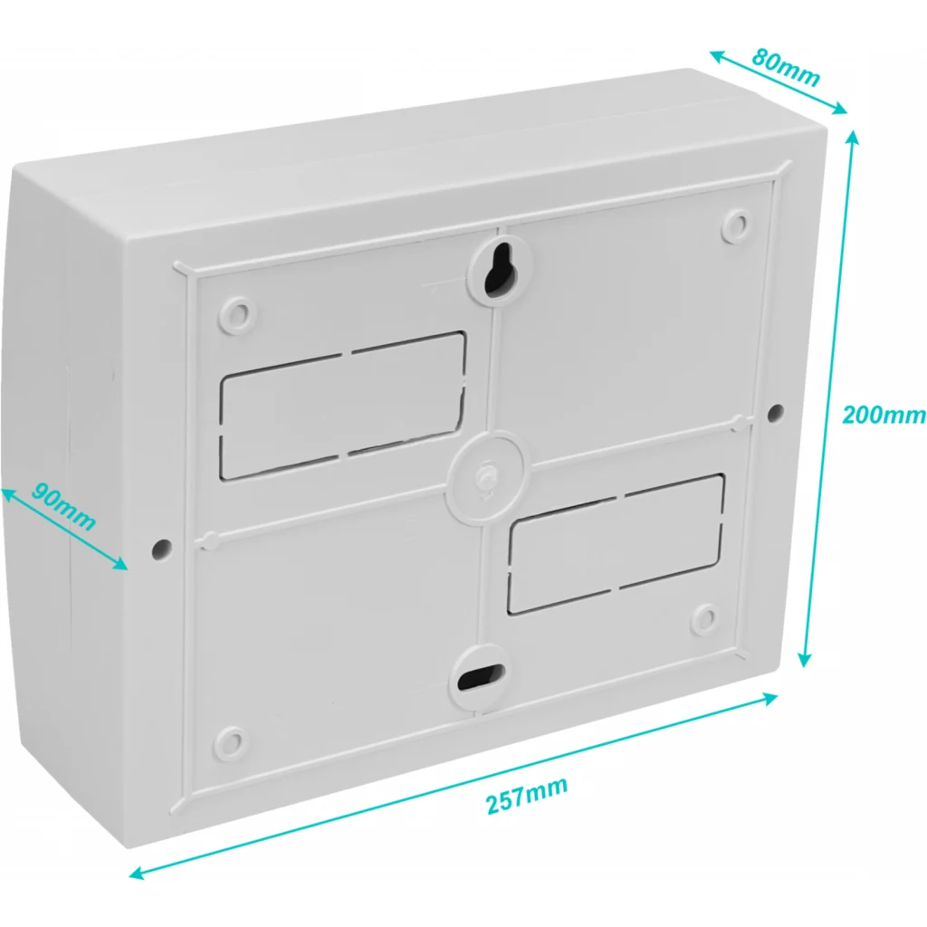 Imagen 3 de LEXO Tablero Sobreponer LSZH 12 Modulos Riel Din IP41 IK08 5399112