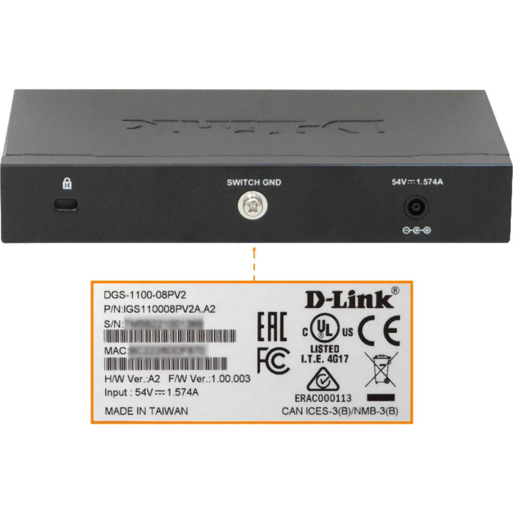 Imagen 5 de DGS-1100-08PV2 8-ports Gigabit PoE Support Easy Sm